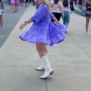 Amazing Lace Sequin Dress
